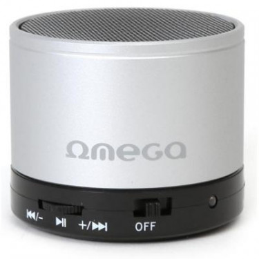 Акустична система Omega Bluetooth OG47S silver (OG47S)