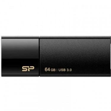 USB флеш накопичувач Silicon Power 64Gb BLAZE B05 Black USB3.0 (SP064GBUF3B05V1K)