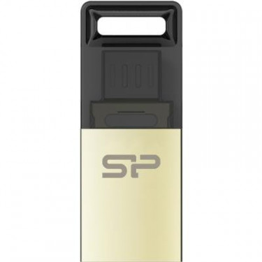 USB флеш накопичувач Silicon Power 16Gb Mobile X10 , OTG, Champague (SP016GBUF2X10V1C)