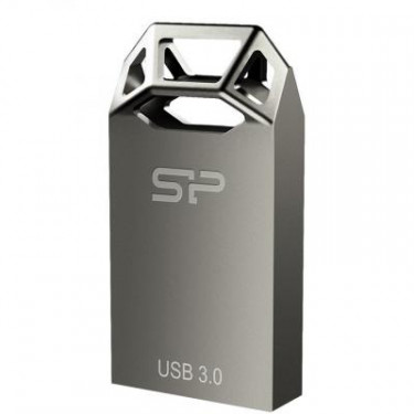 USB флеш накопичувач Silicon Power 16GB Jewel J50 USB 3.0 Titanium (SP016GBUF3J50V1T)