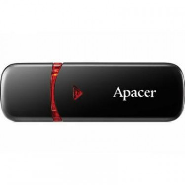 USB флеш накопичувач Apacer 8GB AH333 black USB 2.0 (AP8GAH333B-1)