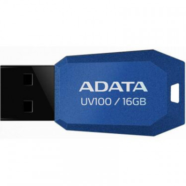 USB флеш накопичувач ADATA 16Gb UV100 Blue USB 2.0 (AUV100-16G-RBL)