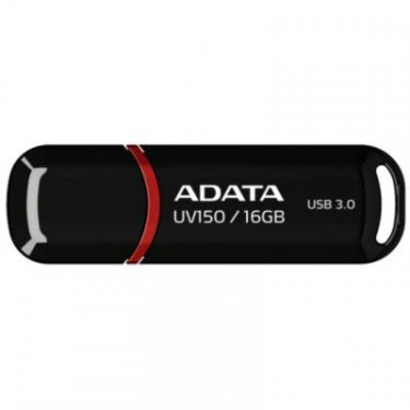 USB флеш накопичувач ADATA 16Gb UV150 Black USB 3.0 (AUV150-16G-RBK)