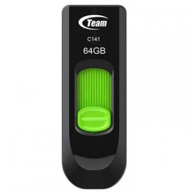 USB флеш накопичувач Team 64GB C141 Green USB 2.0 (TC14164GG01)