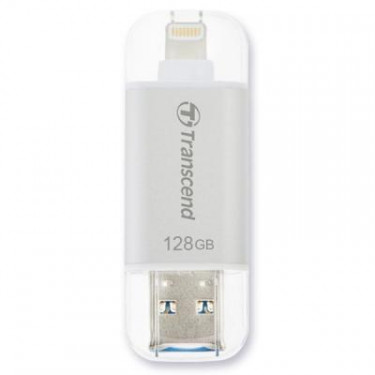 USB флеш накопичувач Transcend 128GB JetDrive Go 300 Silver USB 3.1 (TS128GJDG300S)