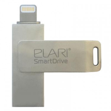 USB флеш накопичувач Elari 128GB SmartDrive Silver USB 2.0/Lightning (ELSD128GB)