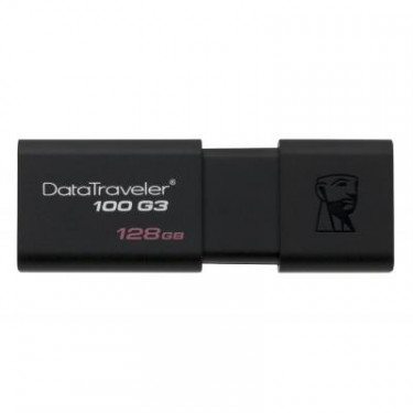 USB флеш накопичувач Kingston 128GB DT100 G3 Black USB 3.0 (DT100G3/128GB)