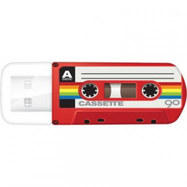 USB флеш накопичувач Verbatim 32GB Mini cassette edition Red USB 2.0 (49392)