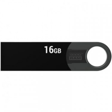 USB флеш накопичувач Goodram 16GB URA2 Black USB 2.0 (URA2-0160K0R11)