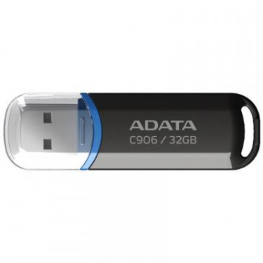 USB флеш накопичувач ADATA 32GB C906 Black USB 2.0 (AC906-32G-RBK)