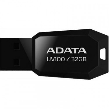USB флеш накопичувач ADATA 32GB DashDrive UV100 Black USB 2.0 (AUV100-32G-RBK)