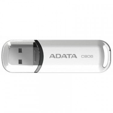 USB флеш накопичувач ADATA 8GB C906 White USB 2.0 (AC906-8G-RWH)