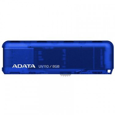 USB флеш накопичувач ADATA 8GB DashDrive UV110 Blue USB 2.0 (AUV110-8G-RBL)