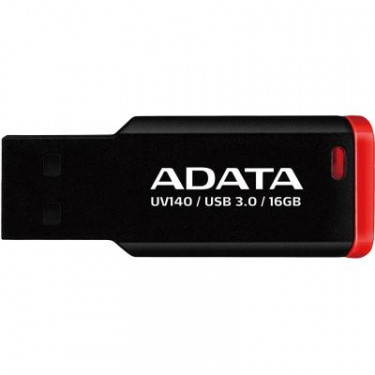 USB флеш накопичувач ADATA 16GB UV140 Black+Red USB 3.0 (AUV140-16G-RKD)