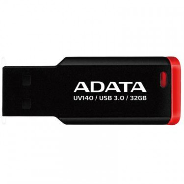 USB флеш накопичувач ADATA 32GB UV140 Black+Red USB 3.0 (AUV140-32G-RKD)