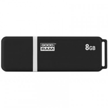 USB флеш накопичувач Goodram 8GB UMO2 Graphite USB 2.0 (UMO2-0080E0R11)