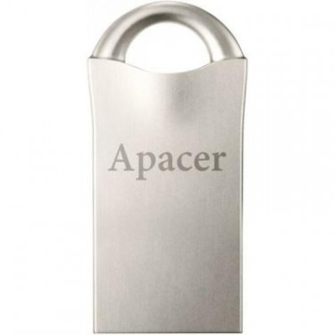 USB флеш накопичувач Apacer 64GB AH117 Silver USB 2.0 (AP64GAH117S-1)