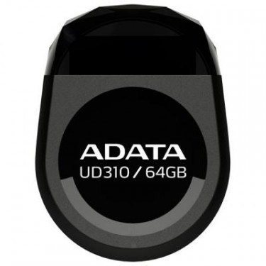 USB флеш накопичувач ADATA 64GB UD310 Black USB 2.0 (AUD310-64G-RBK)
