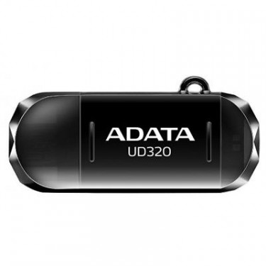 USB флеш накопичувач ADATA 64GB UD320 Black USB 2.0 OTG (AUD320-64G-RBK)