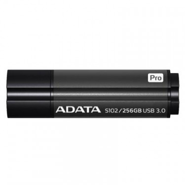 USB флеш накопичувач ADATA 256GB S102PRO Gray USB 3.1 (AS102P-256G-RGY)