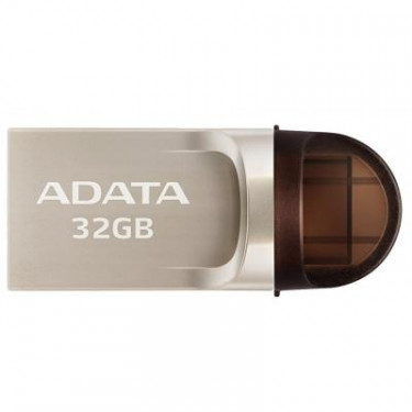 USB флеш накопичувач ADATA 32GB UC370 Golden USB 3.1 Type-C (AUC370-32G-RGD)