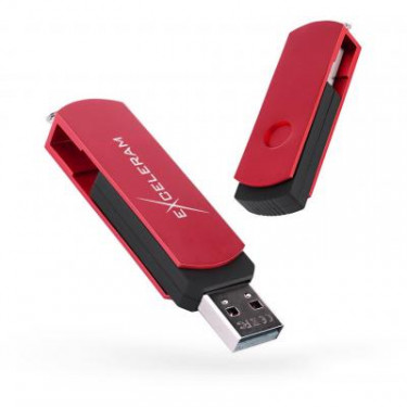 USB флеш накопичувач eXceleram 8GB P2 Series Red/Black USB 2.0 (EXP2U2REB08)