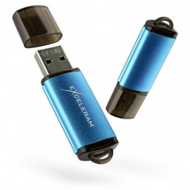 USB флеш накопичувач eXceleram 64GB A3 Series Blue USB 2.0 (EXA3U2BL64)