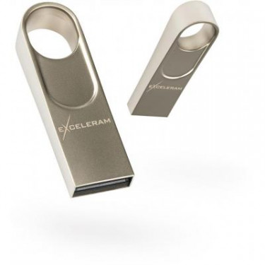 USB флеш накопичувач eXceleram 16GB U5 Series Silver USB 2.0 (EXP2U2U5S16)