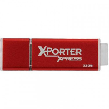 USB флеш накопичувач Patriot 32GB Xporter Xpress Red Aluminium USB 2.0 (PSF32GXPXUSB)