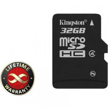 Карта пам'яті Kingston 32Gb microSDHC class 4 (SDC4/32GBSP)
