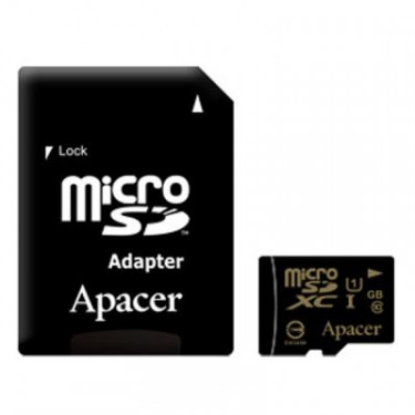 Карта пам'яті Apacer 8GB microSDHC UHS-I Class10 w/ 1 Adapter RP (AP8GMCSH10U1-R)