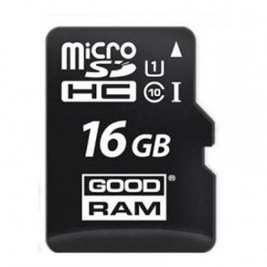 Карта пам'яті Goodram 16GB microSDHC Class 10 UHS-I (M1AA-0160R11)