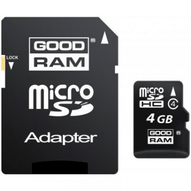 Карта пам'яті Goodram 4GB microSD Class 4 (M40A-0040R11)