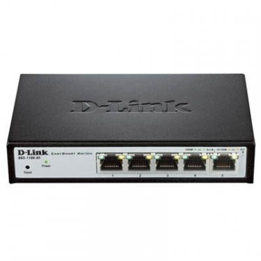 Комутатор мережевий D-Link DGS-1100-05