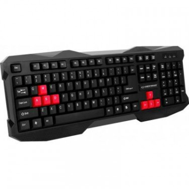 Клавіатура Esperanza EGK101 Red USB (EGK101RUA)
