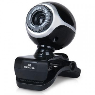 Веб-камера (webcam) REAL-EL FC-100, black
