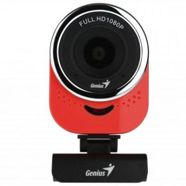 Веб-камера (webcam) Genius QCam 6000 Full HD Red (32200002401)