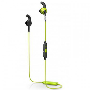 Навушники Philips SHQ6500 ActionFit Carbon lime Wireless (SHQ6500CL/00)