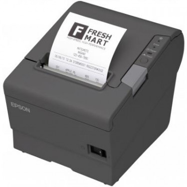 Принтер чеків Epson TM-T88V USB+COM, EDG (C31CA85042)