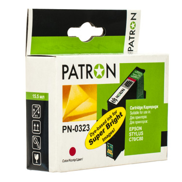 Картридж  EPSON T032340 (PN-0323) MAGENTA PATRON