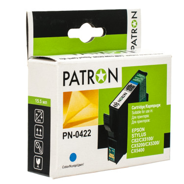 Картридж  EPSON T042240 (PN-0422) CYAN PATRON