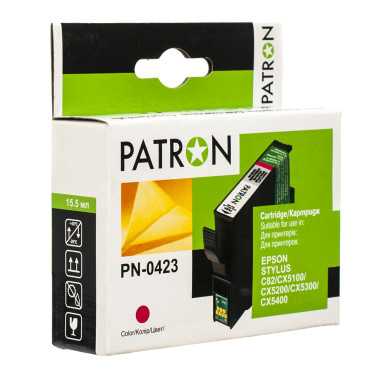Картридж  EPSON T042340 (PN-0423) MAGENTA PATRON