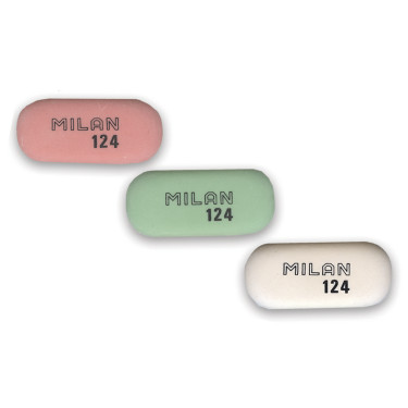 Гумка Milan 124 Асорті (ml.124)