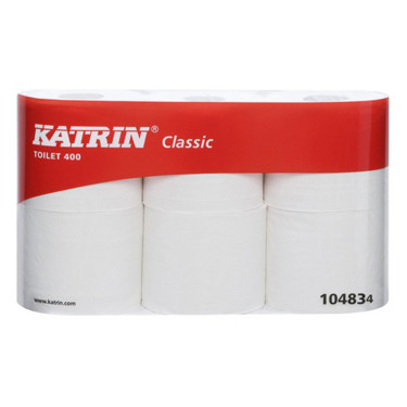 Туалетний папір Katrin міні рулони Classic Toilet 400 2 шари 48 м (4004231104830)