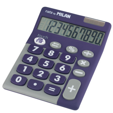 Калькулятор Milan DUO 10 розрядів Фіолетовий (ml.150610TDPRBL)