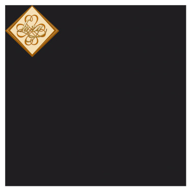 Серветки столові Mirus Luxy тришарові 33х33 см 20 шт Чорні (4820164961810)