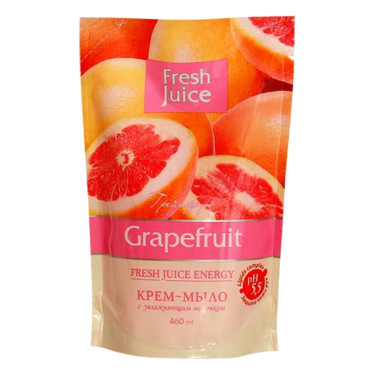 Крем-мило рідке Fresh Juice Грейпфрут дой-пак з зволожуючим молочком 460 мл (e.13242)