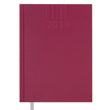 Щоденник датований Buromax 2019 Brilliant A5 Вишневий (BM.2180-44)