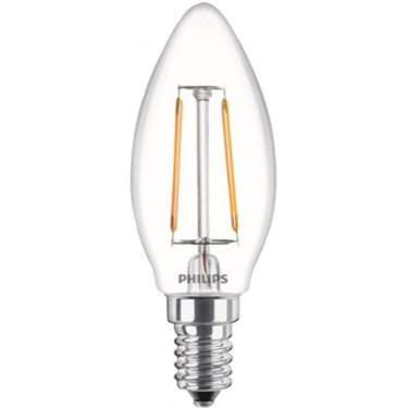 Світлодіодна лампа декоративна Philips LED Classic ND E14 2-25W WW 230V B35 CL (929001238308)