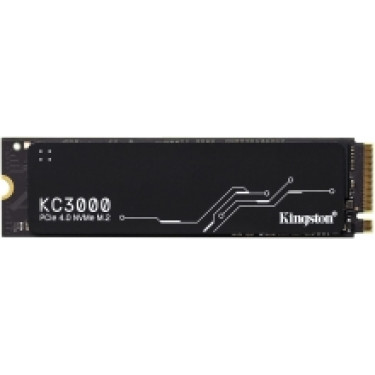 Накопичувач SSD KC3000 1TB, M.2, PCIe 4.0 Kingston (SKC3000S/1024G)